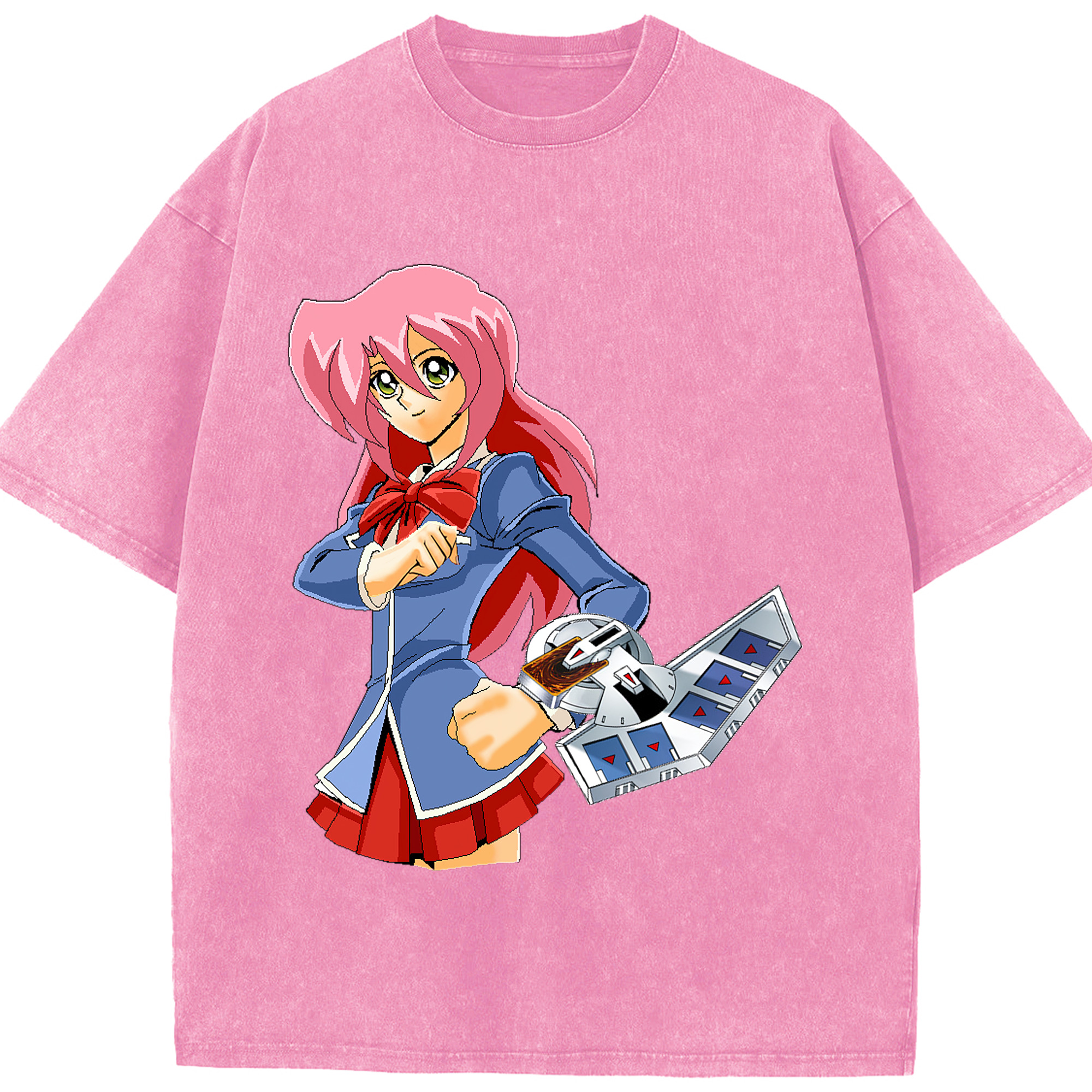 （画像用） 遊☆戯☆王 Yu-Gi-Oh! 綿100% ヴィンテージ風 半袖Tシャツ（フロントプリント）